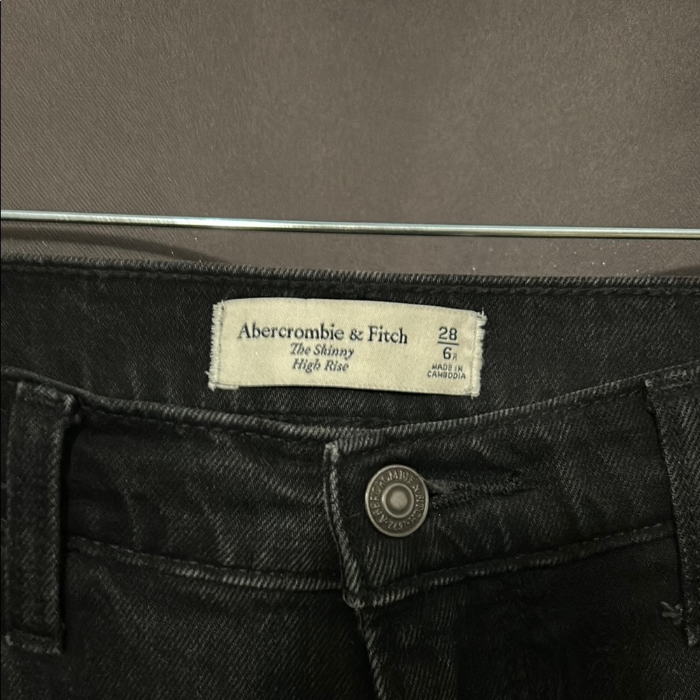 Abercrombie & Fitch Dark Wash High Rise Jeans